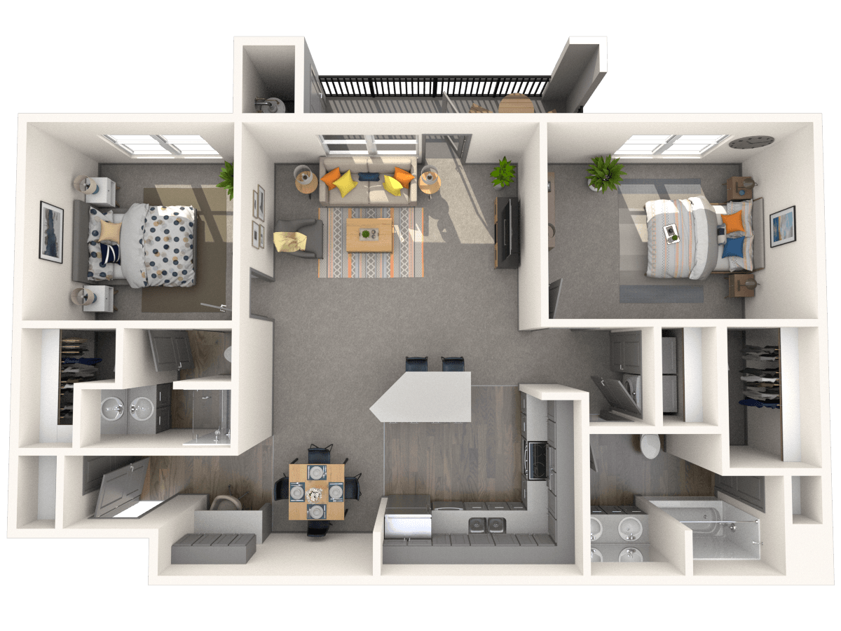 Bordeaux B floor plan